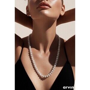Faux pearl 28-inch necklace
